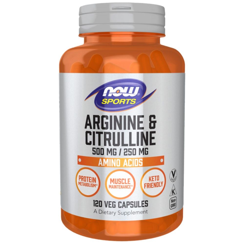 Arginine et citrulline - 240 capsules