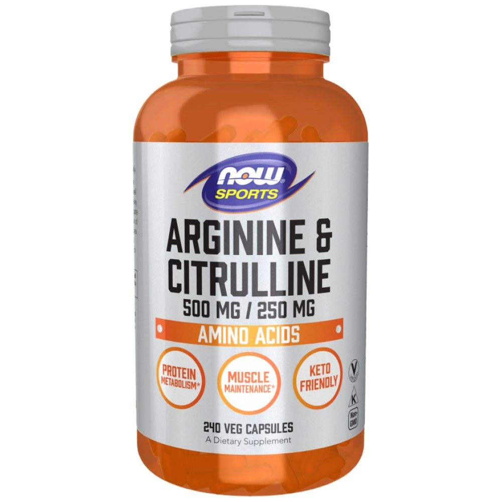 Arginine et citrulline - 240 capsules