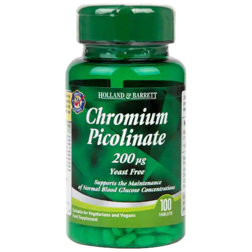 Chrome picolinate 200 mcg - 100 comprimés