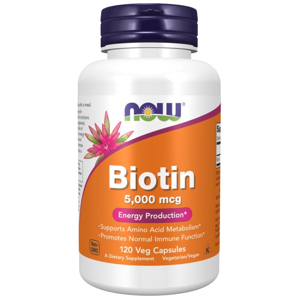 Biotine 5000 mcg - 120 capsules