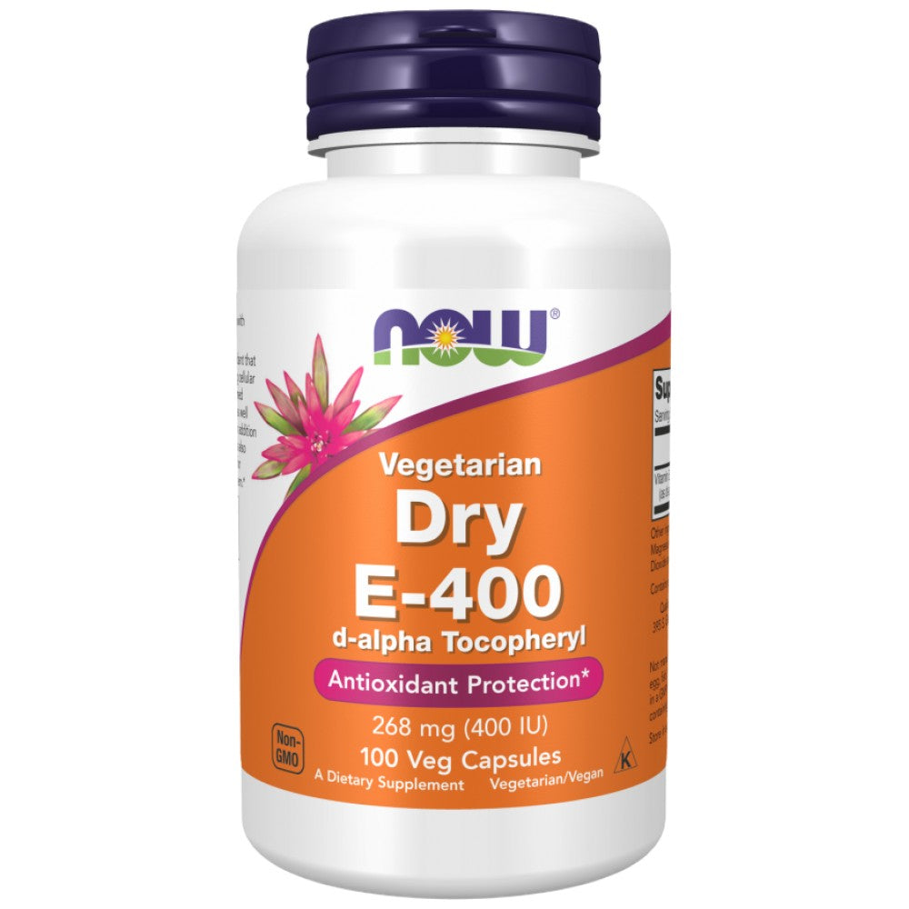 Vitamine E-400 D-alpha Tocopheryl | Dry végétarien - 100 capsules