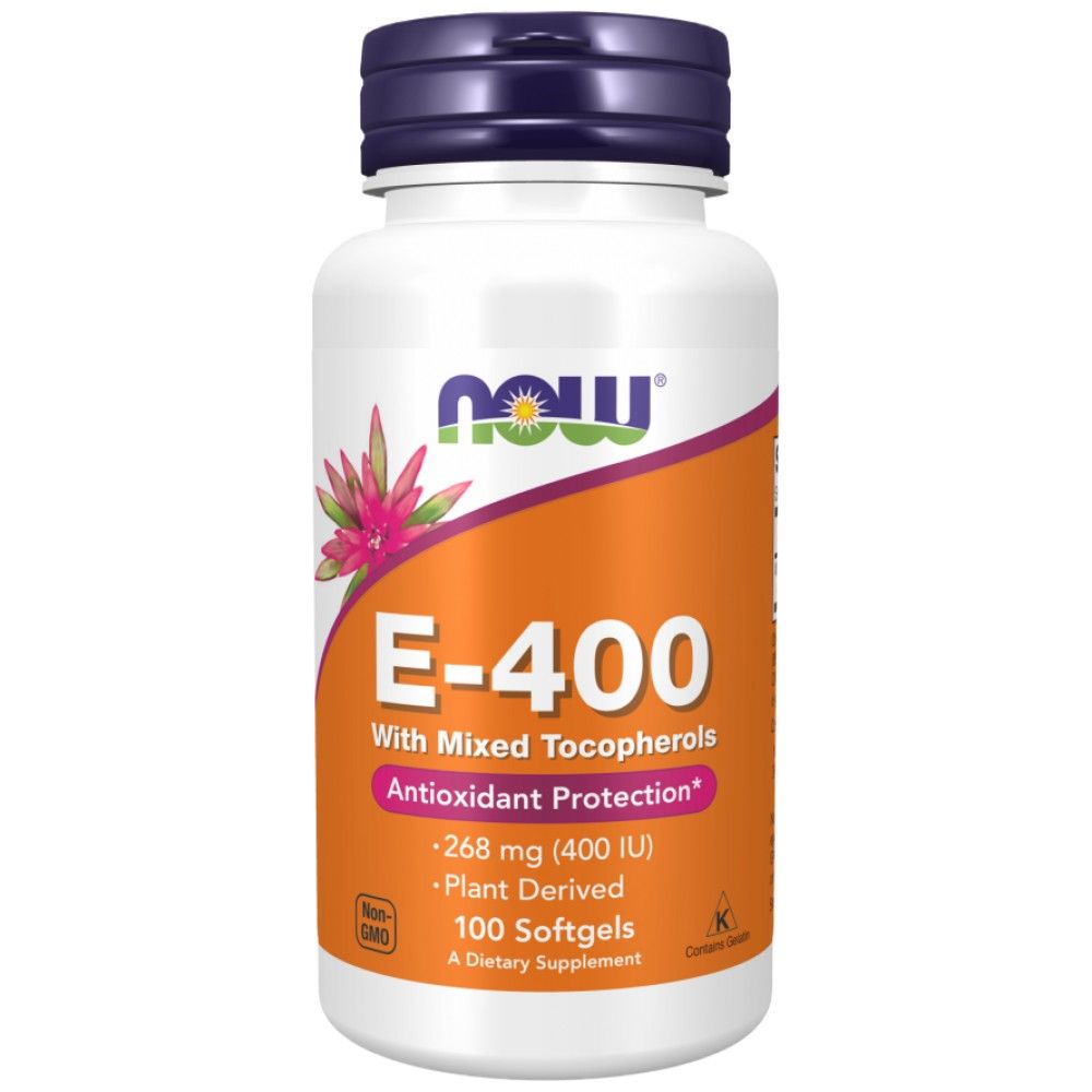 Vitamine E-400 UI MT - 100 capsules de gel