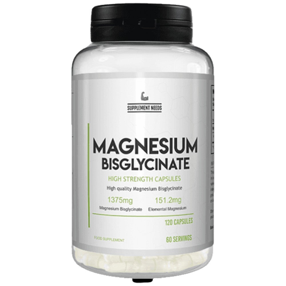 Bisglycinate de magnésium 151 mg - 120 capsules