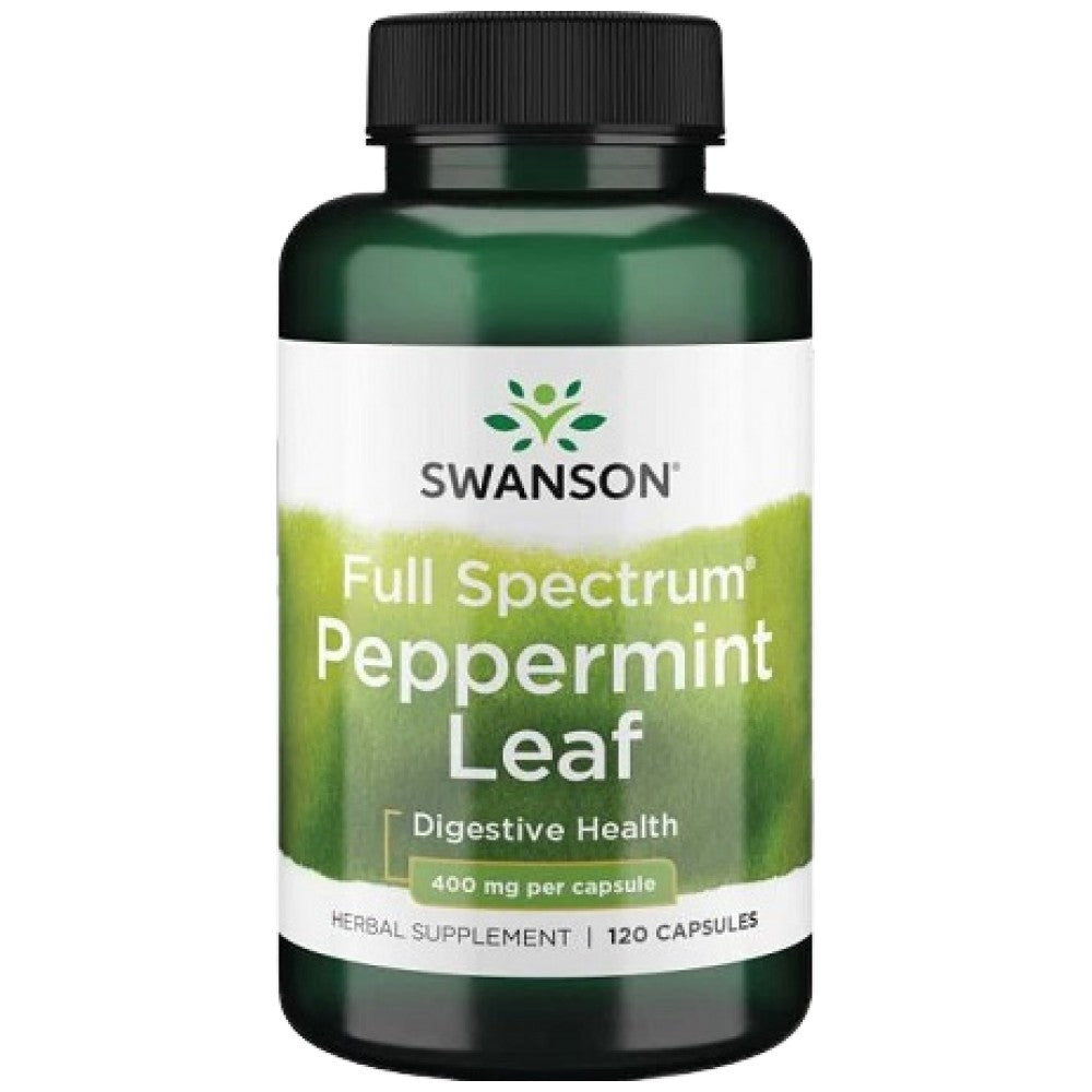 Spectrum complet Feuille de menthe poivrée 400 mg 120 capsules