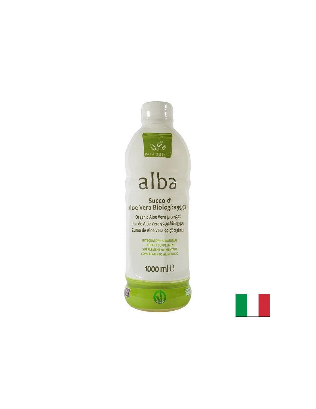 Aloe vera (jus de feuille entier) - Immunité et digestion, 1 litre, 20 doses