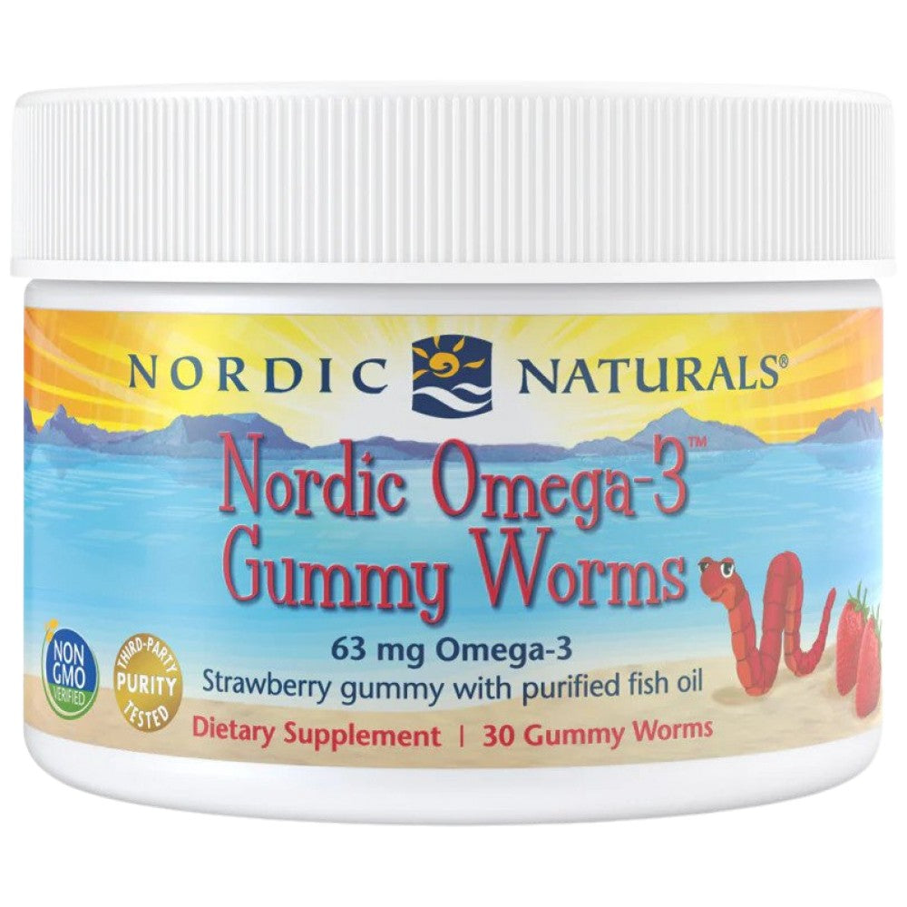 Omega-3 Nordic Orms Gummy 63 mg - 30 capsules de gel à croquer