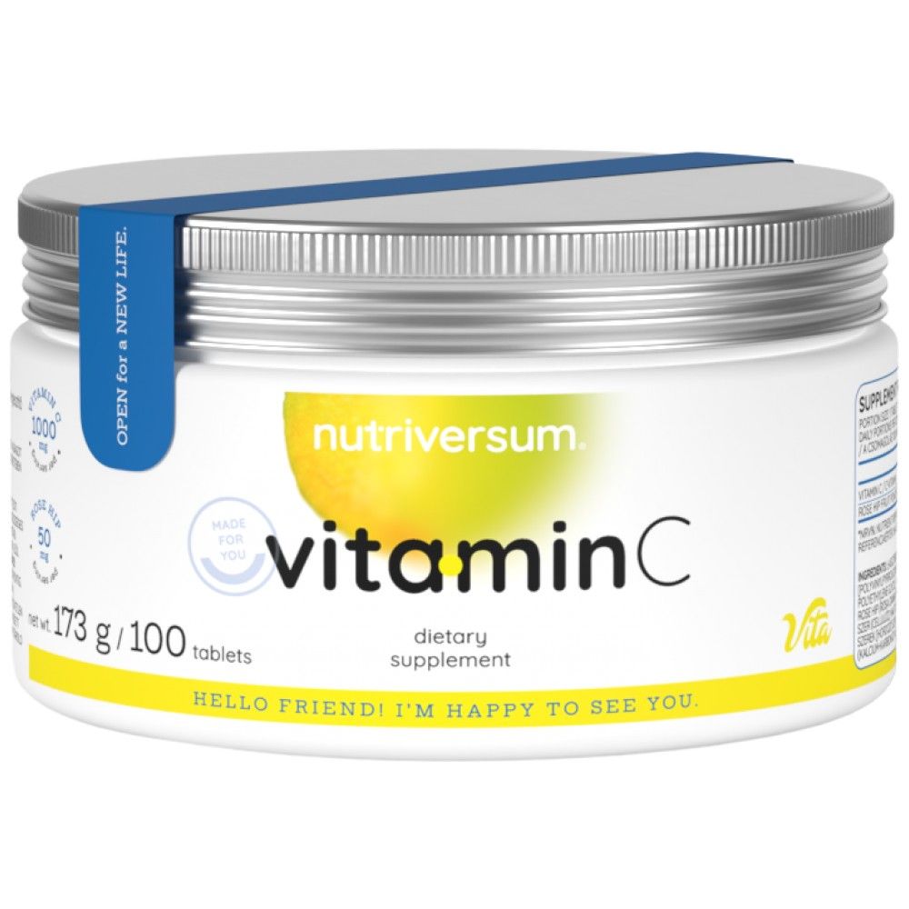 Vitamine C 1000 | avec des hanches de rose - 100 comprimés