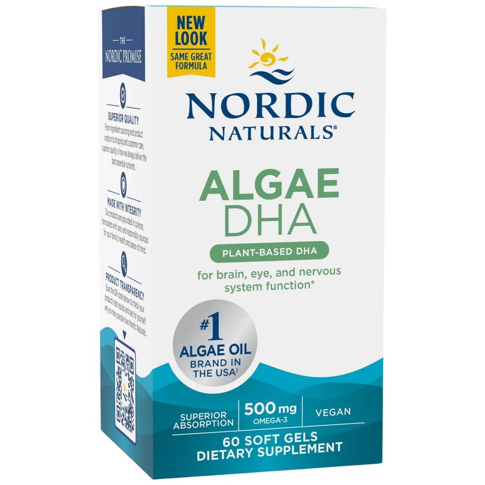 Algues DHA 500 mg - 60 capsules de gel