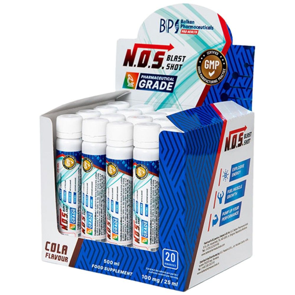 Nos Blast Shot | Pré-entraînement - 20 x 25 ml