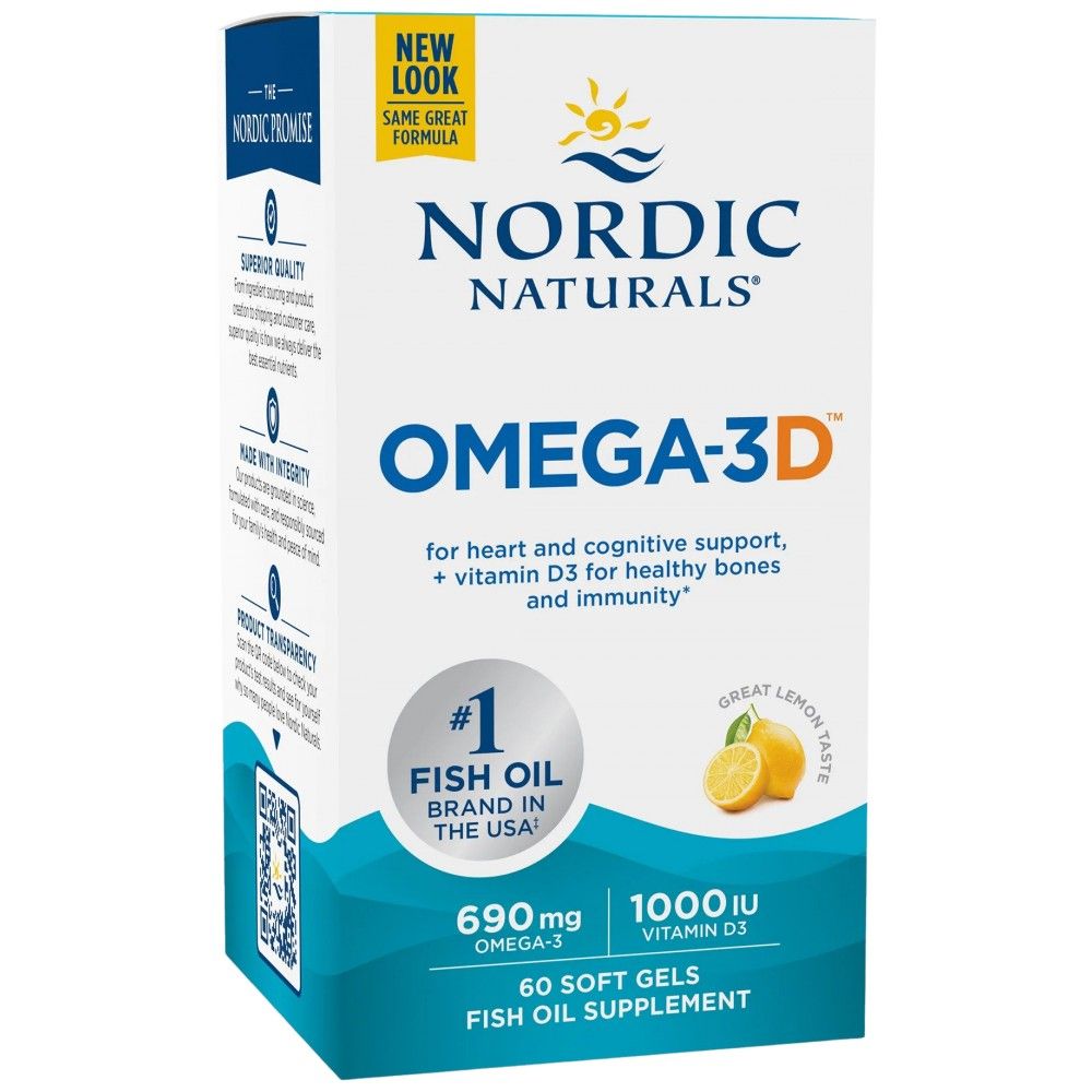 Oméga-3d 690 mg - 60 softgels