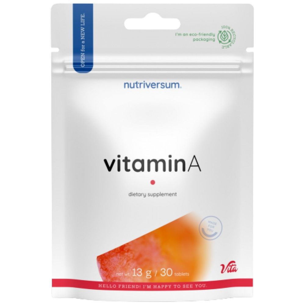 Vitamine A 2500 mcg - 30 comprimés