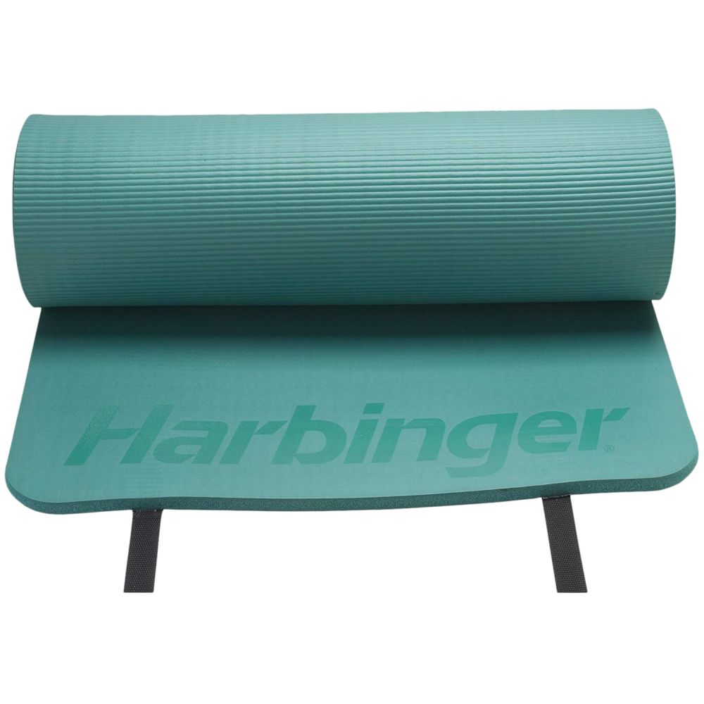 Tapis de yoga antimicrobien/nervuré/1,6 cm d'épaisseur