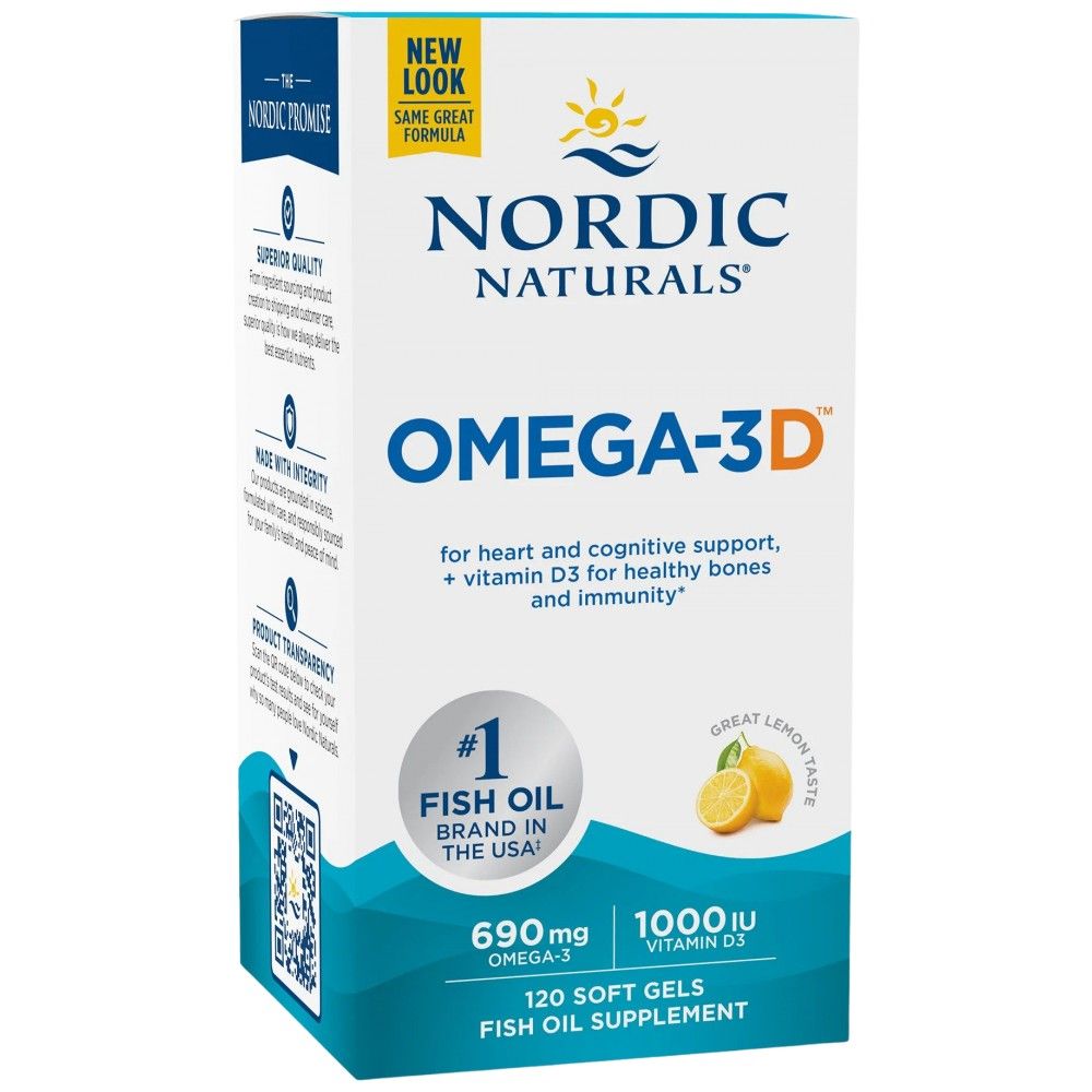 Oméga-3d 690 mg - 120 softgels
