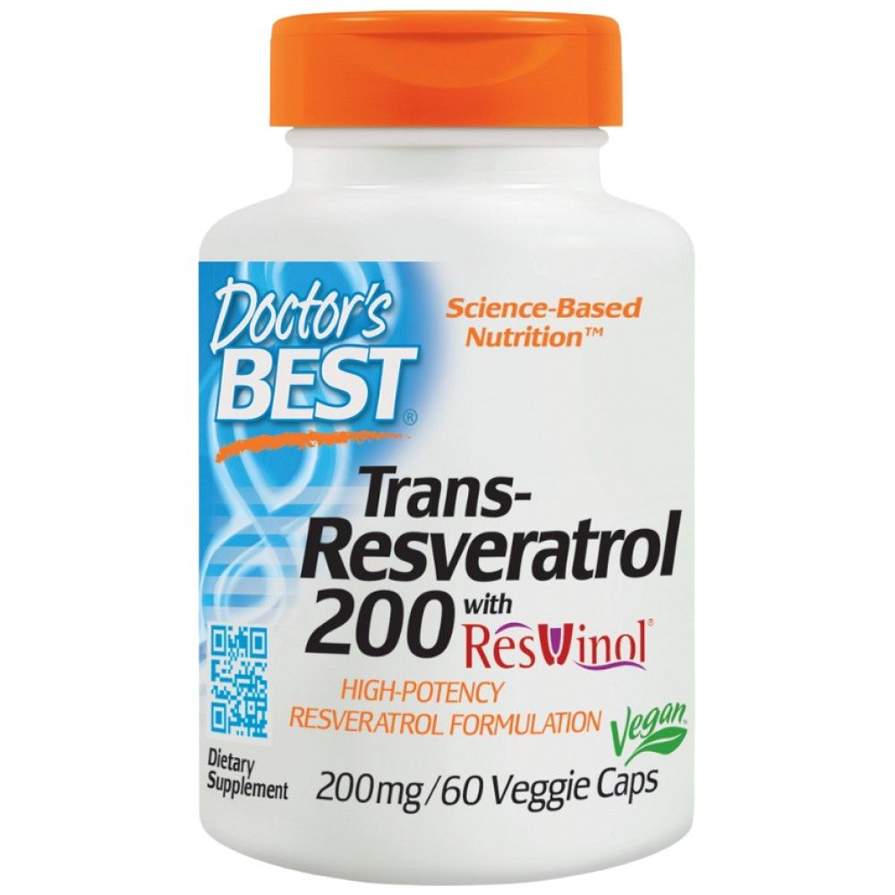 Trans-Resveratrol 200 mg | avec Resvinol-25 - 60 capsules