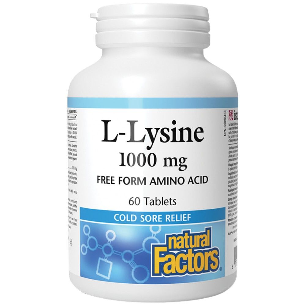 L-lysine 1000 mg - 60 comprimés