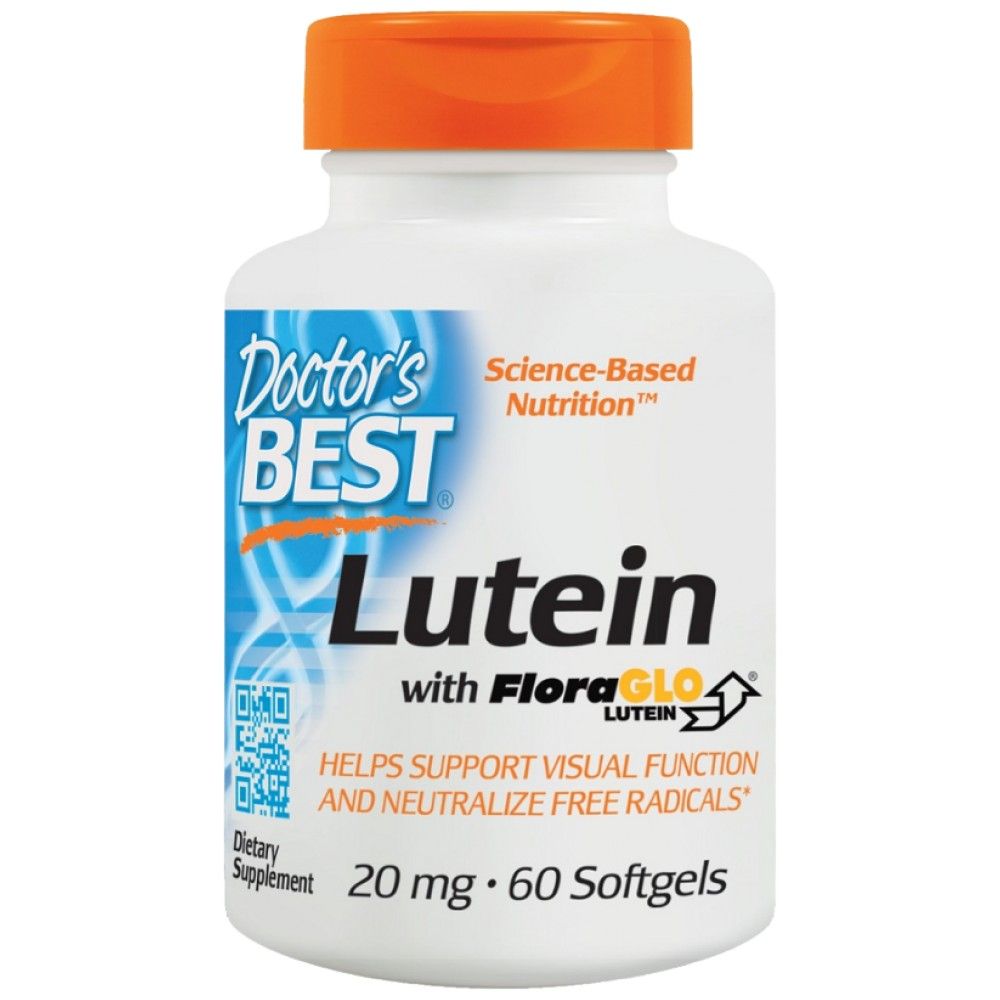 Lutein 20 mg | Avec Floraglo - 60 capsules de gel