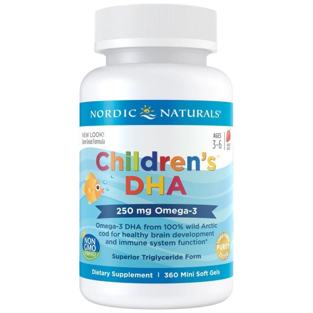 Capsules de gel DHA 250mg pour enfants - 360