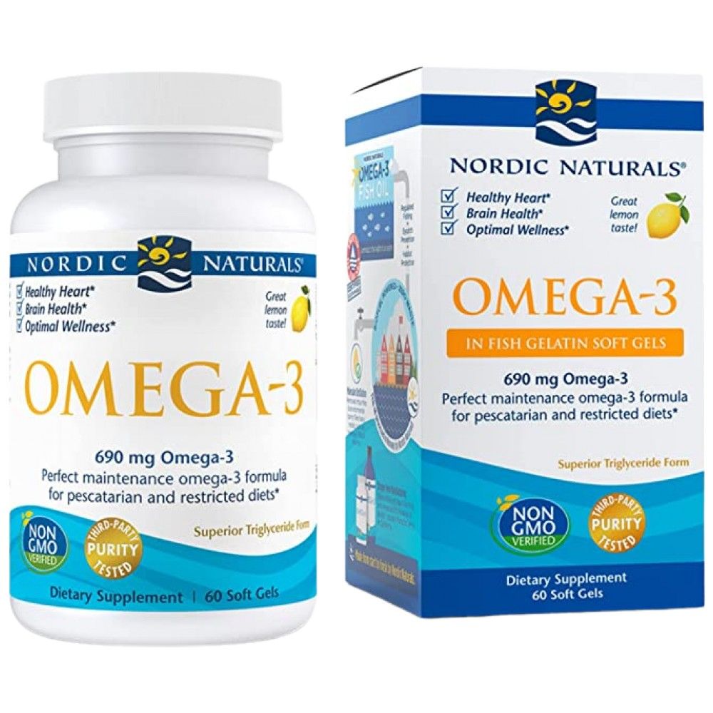 Oméga-3 690 mg - 60 softgels