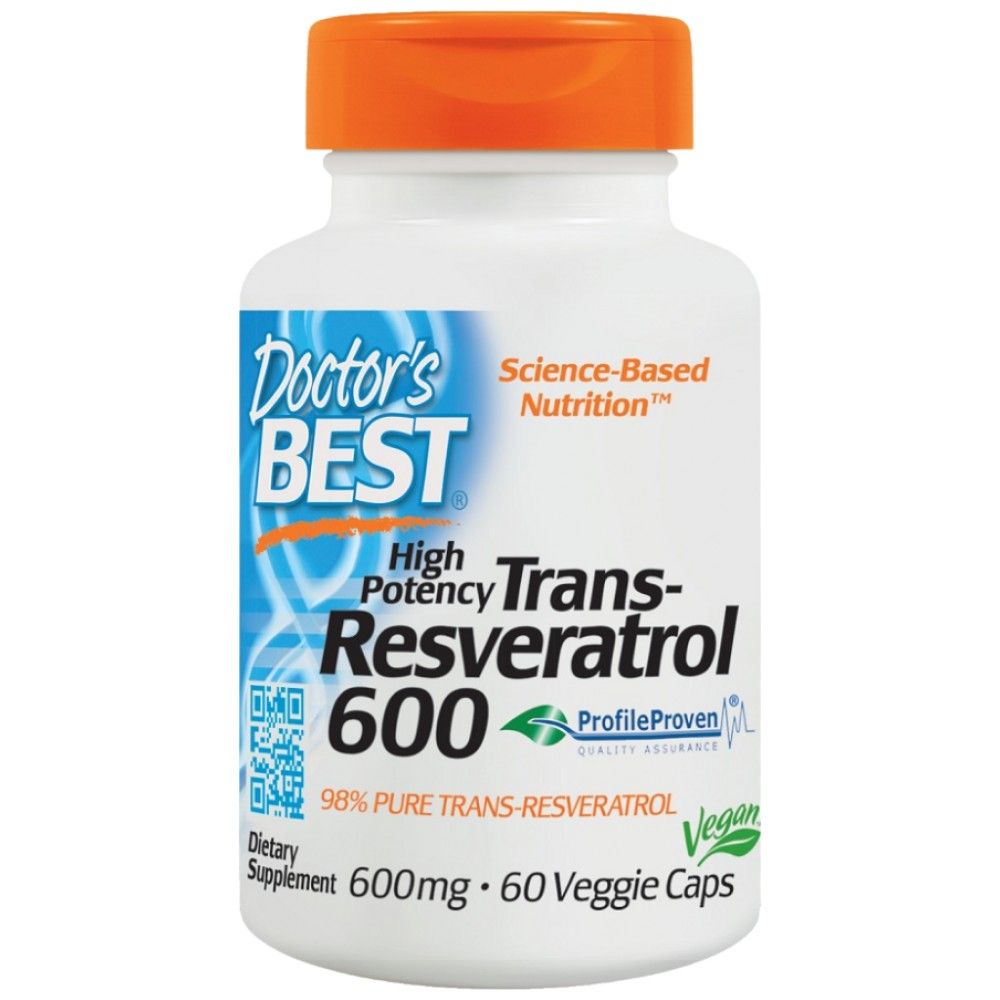 Trans-resveratrol 600 mg - 60 capsules