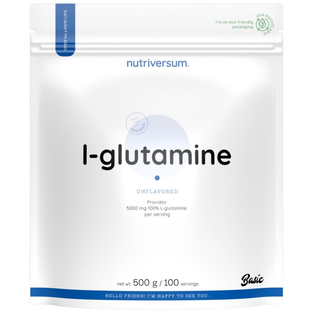 Poudre de L-glutamine - 500 grammes