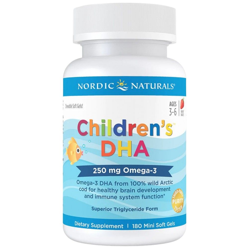 Capsules de gel DHA 250mg pour enfants - 180