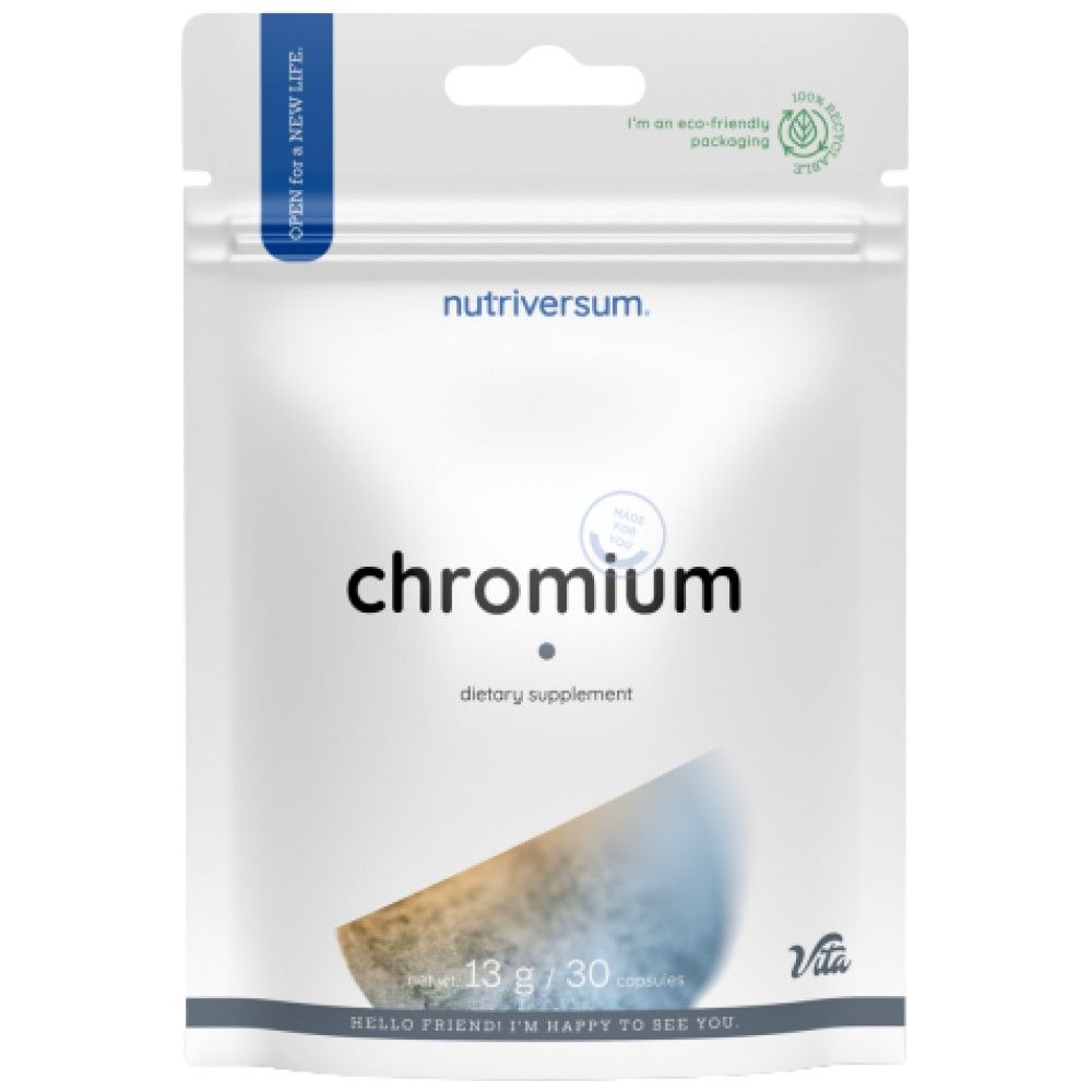 Comprimé de chrome | 200 mcg chrome picolinate - 30 comprimés