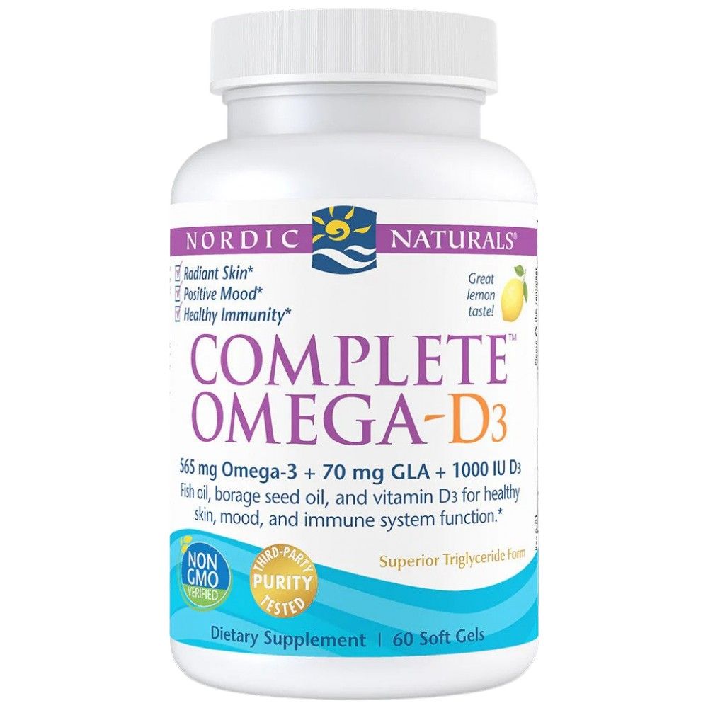 Omega-D 3 565 mg - 60 capsules de gel