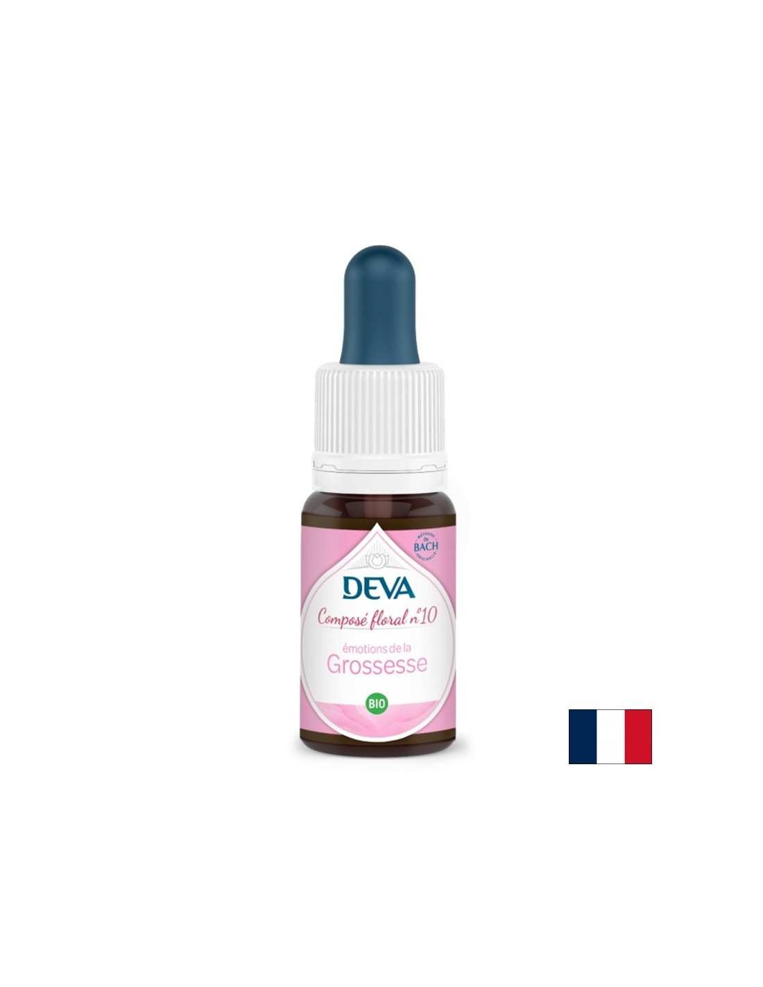 Équilibre émotionnel pendant la grossesse, Essences florales, Bach Flower Drops n ° 10, 15 ml