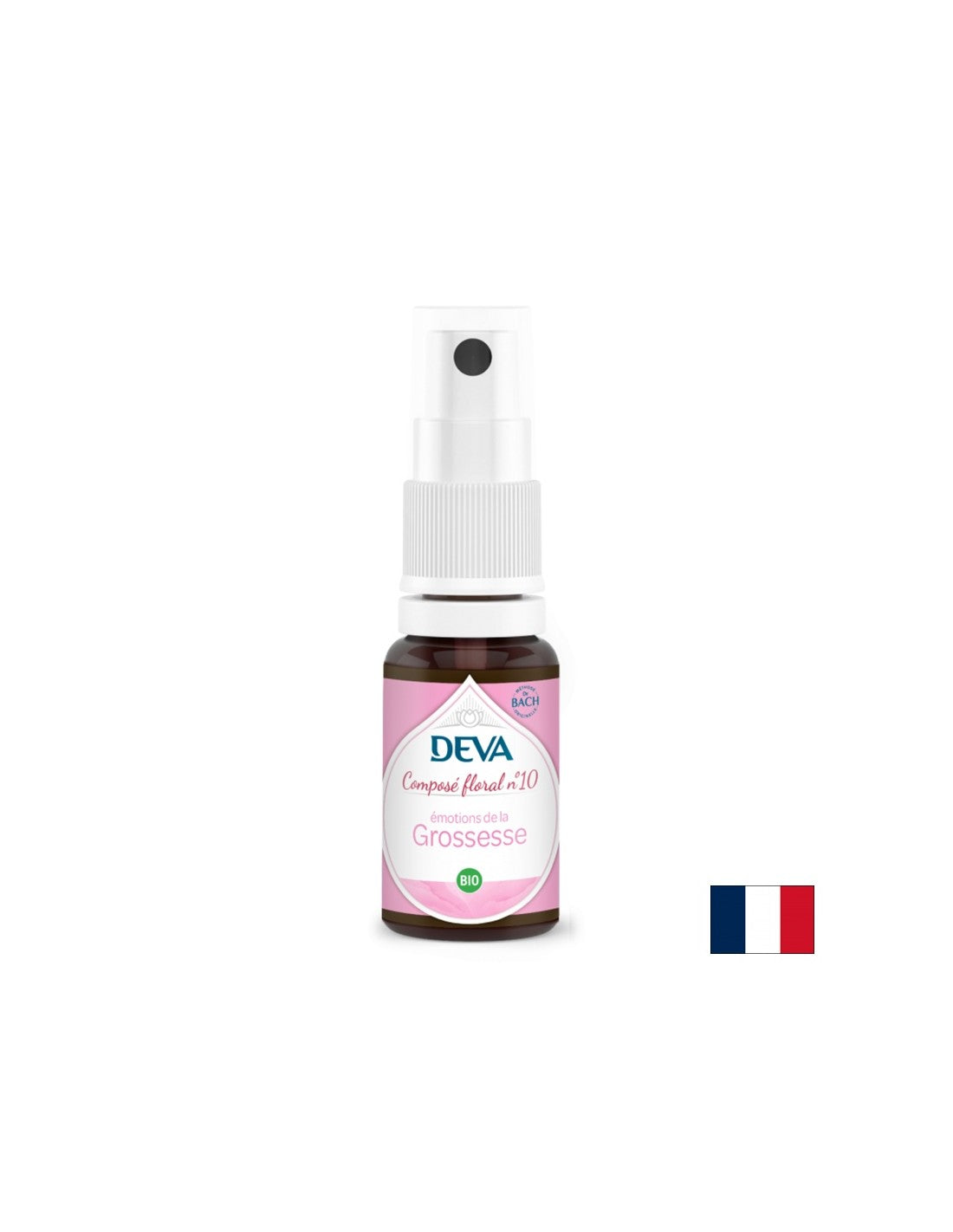 Équilibre émotionnel pendant la grossesse, Bach Flower Essences No. 10, 15 ml Spray