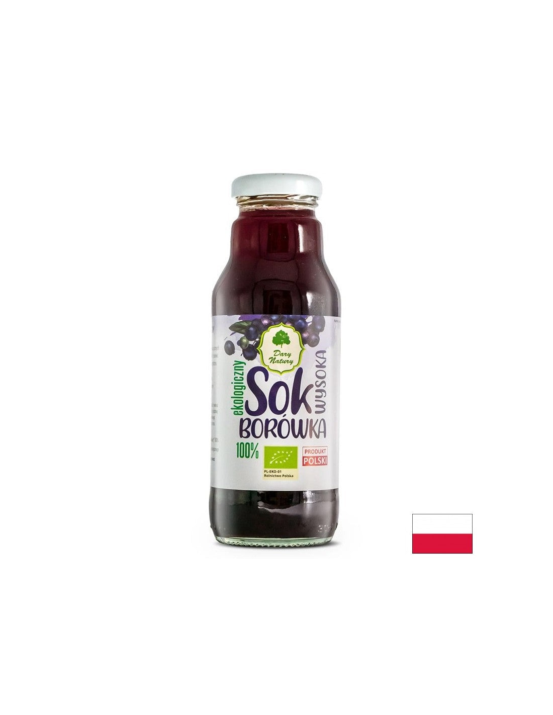 Jus de myrtille 100 % américain Bio, 270 ml <tc>Dary Natury</tc>