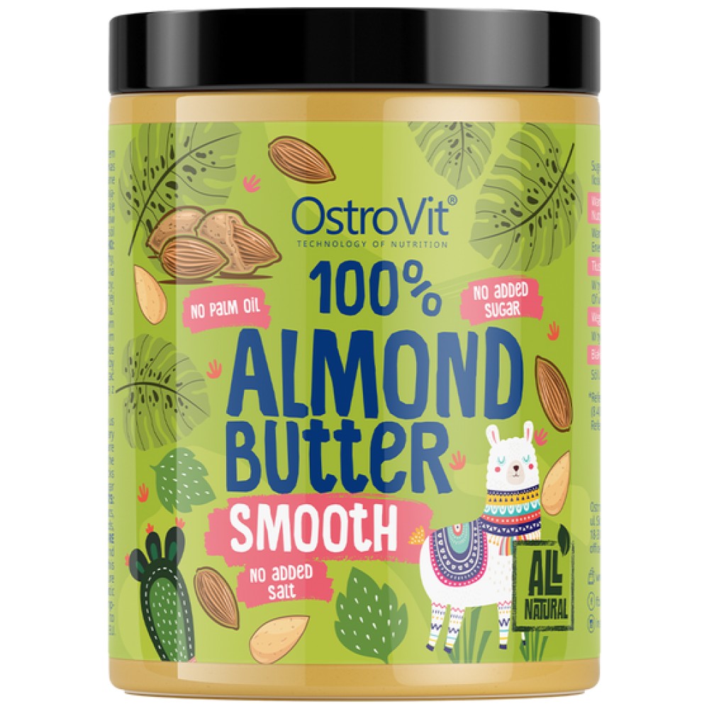 100% au beurre d'amande lisse 1000 grammes