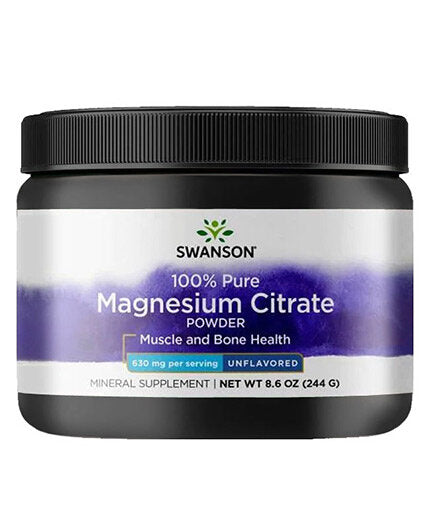 Poudre de citrate de magnésium 100% pur - 227 grammes