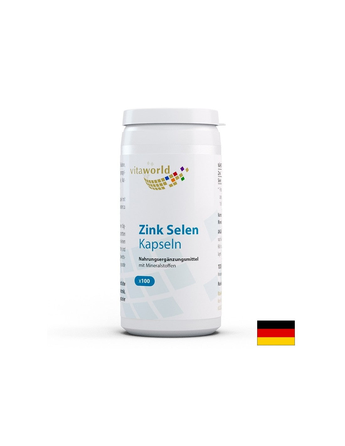 Zinc + sélénium - glande thyroïde, 100 capsules