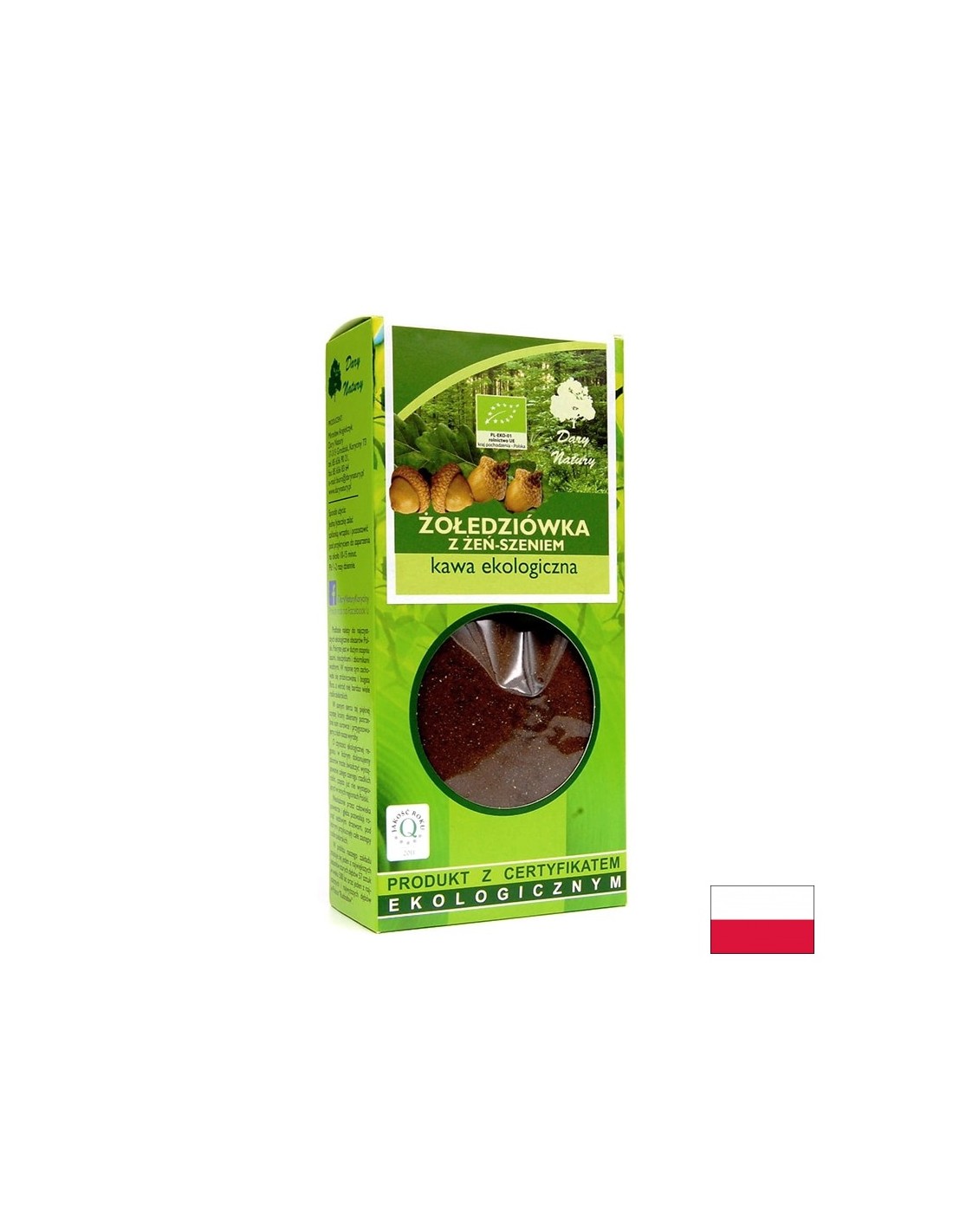 Café bio au gland et au ginseng, 100 g <tc>Dary Natury</tc>