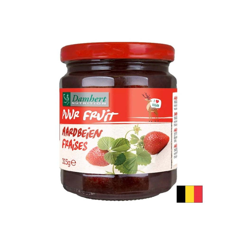 100% de confiture de fraises (sans sucre), 315 g