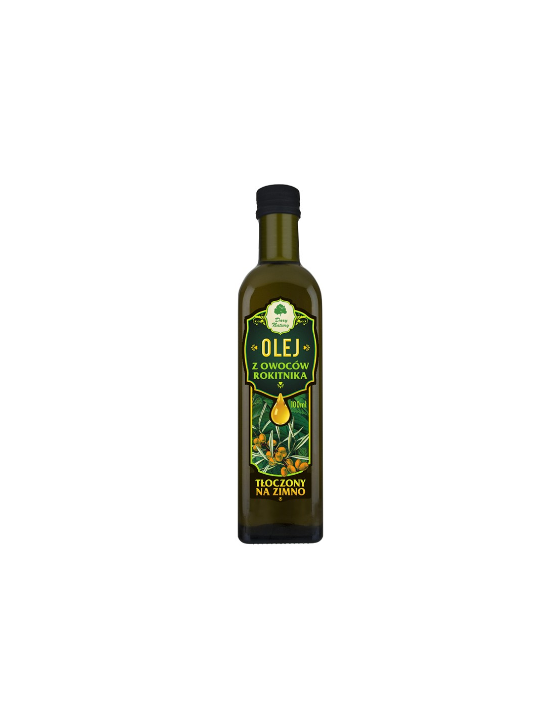 Cheveux et peau - Huile d'argousier (argousier), 100 ml <tc>Dary Natury</tc>