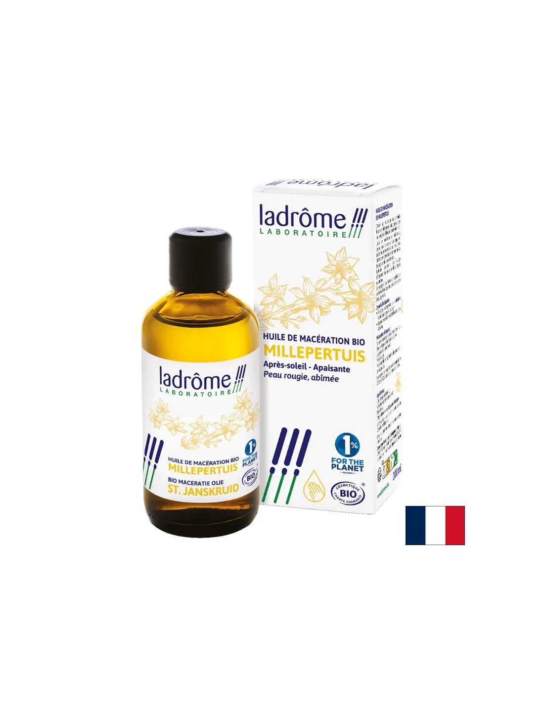 Cheveux et peau - Huile de millepertuis de St. John (Macéreau d'huile), bio, 100 ml