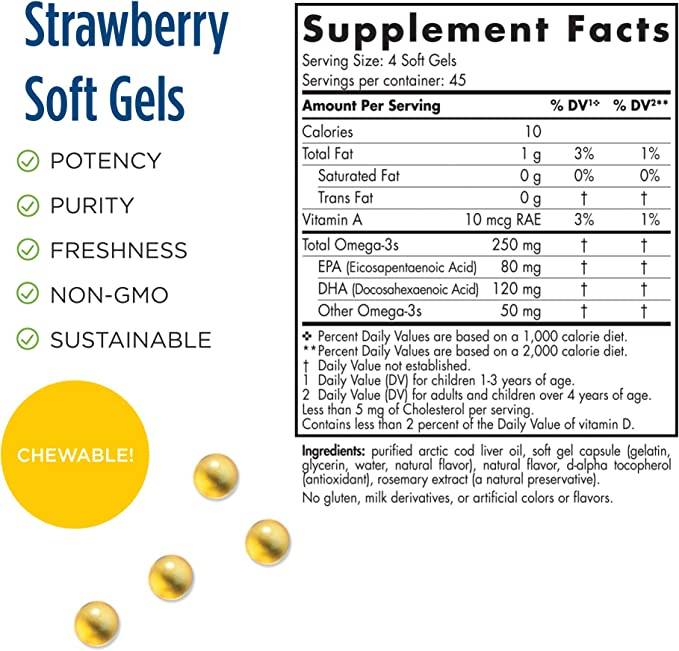 DHA Junior 250 mg - 180 capsules de gel