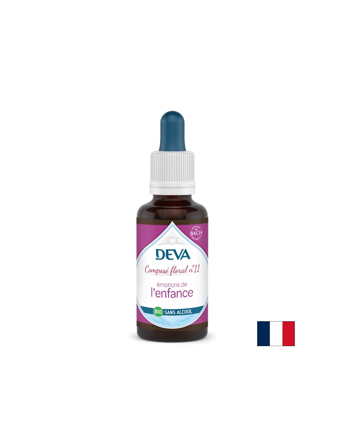 Équilibre émotionnel pour les enfants, Bach Flower Essences n ° 11, Drops sans alcool 30 ml