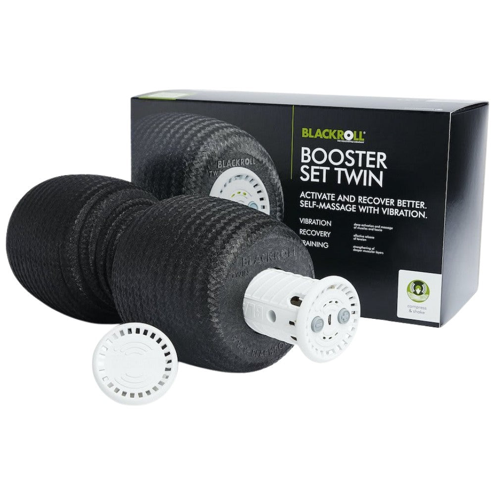<tc>Blackroll</tc>® Booster Set Twin | Rouleau en mousse jumelé avec masseur
