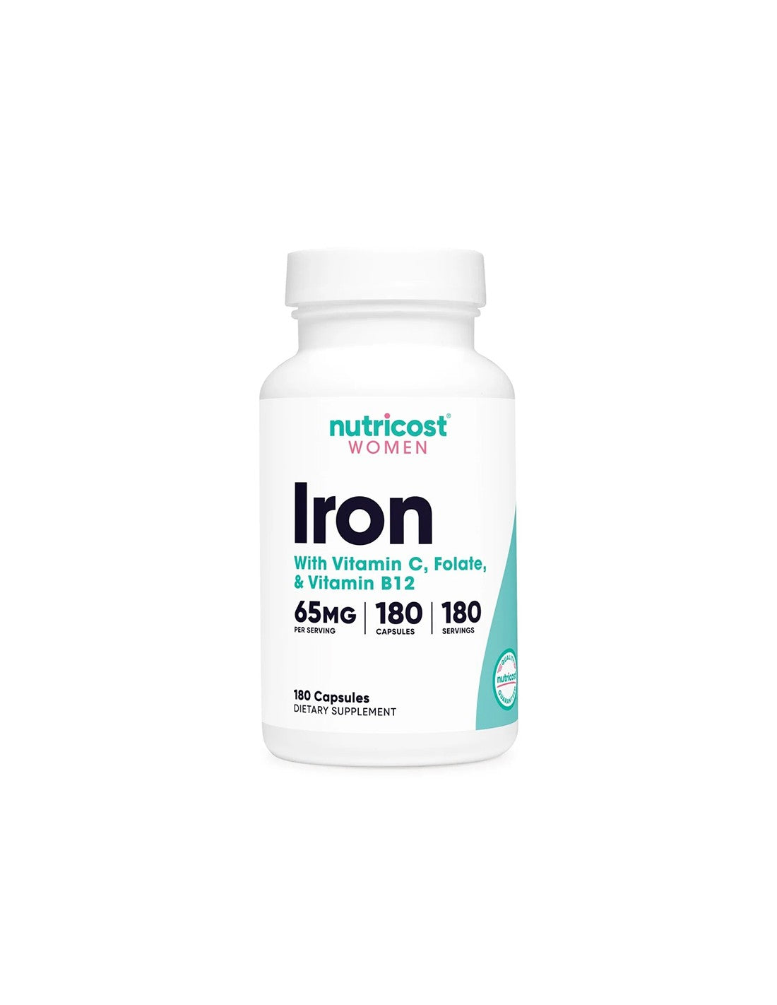 Immunité - fer + folate et vitamine C + B12, 180 capsules