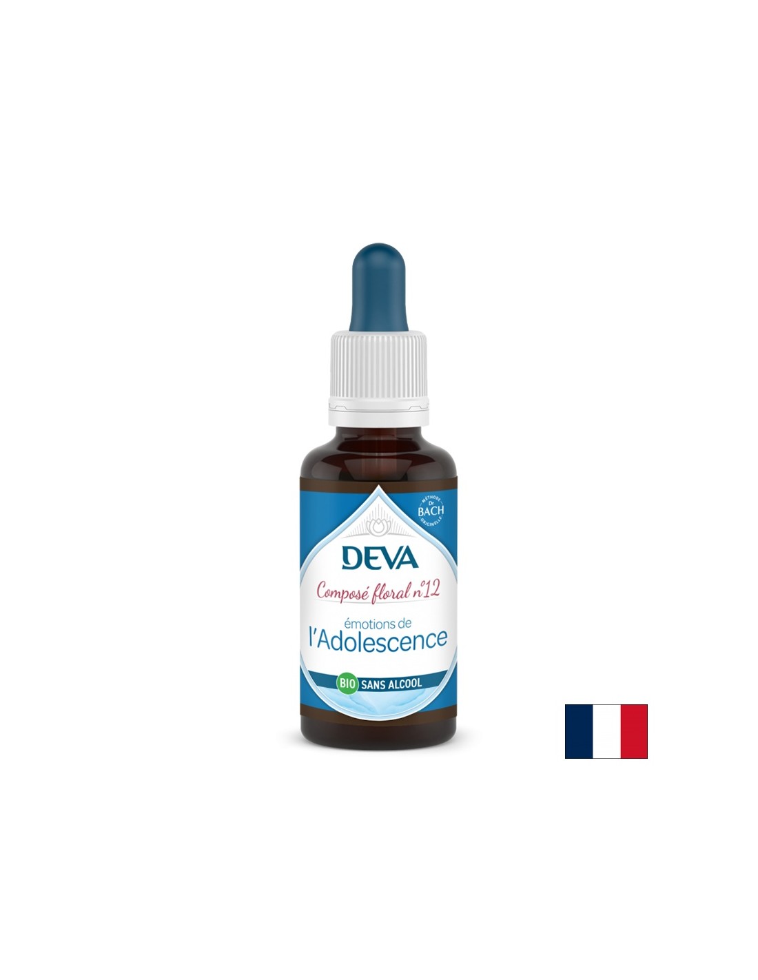 Émotions d'équilibrage chez les jeunes, les essences florales, la méthode bach baisse n ° 12 (sans alcool), 30 ml