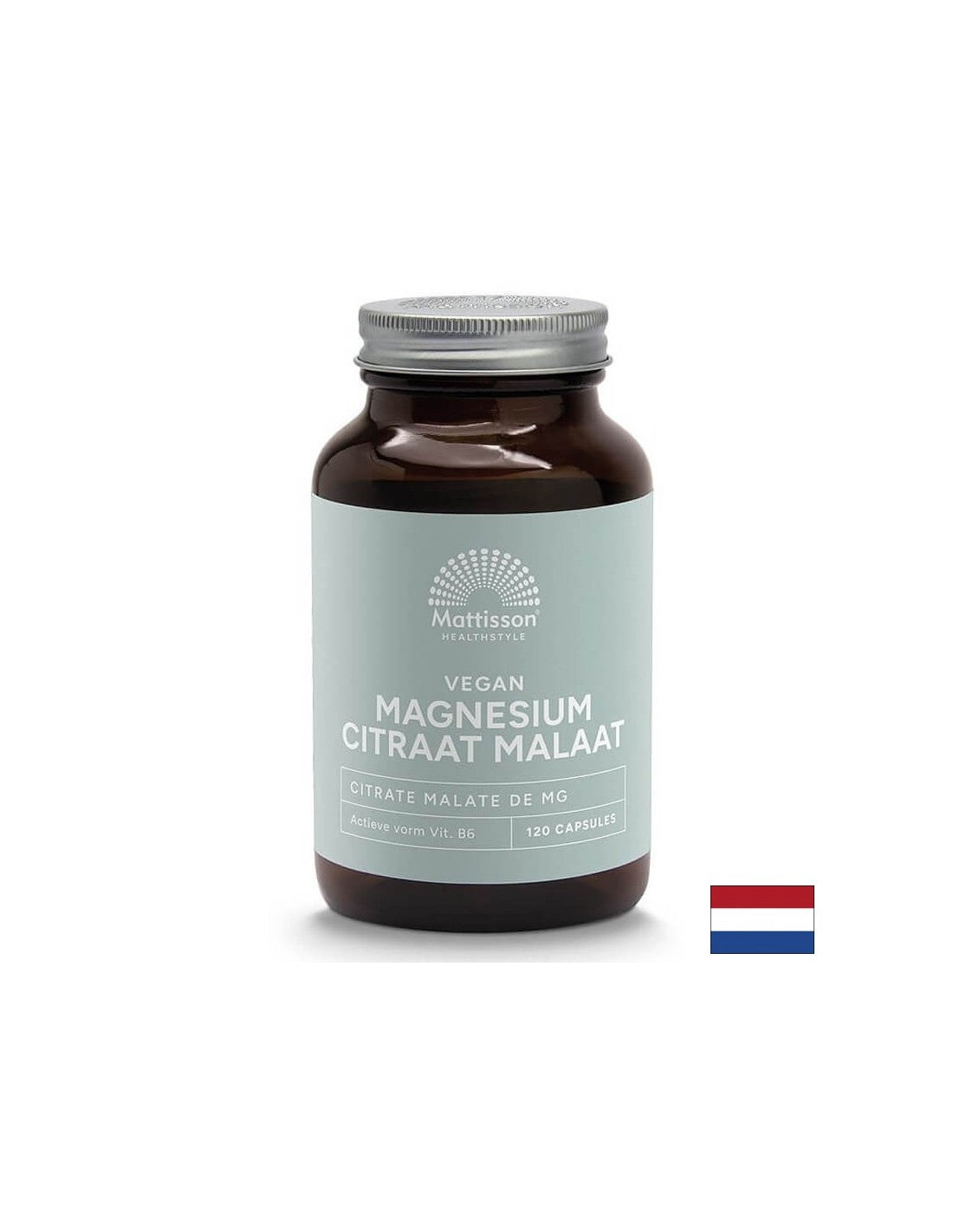Relaxation musculaire et soutien cardiaque - Magnésium (citrate, malate), 120 capsules <tc>Mattisson Healthstyle</tc>