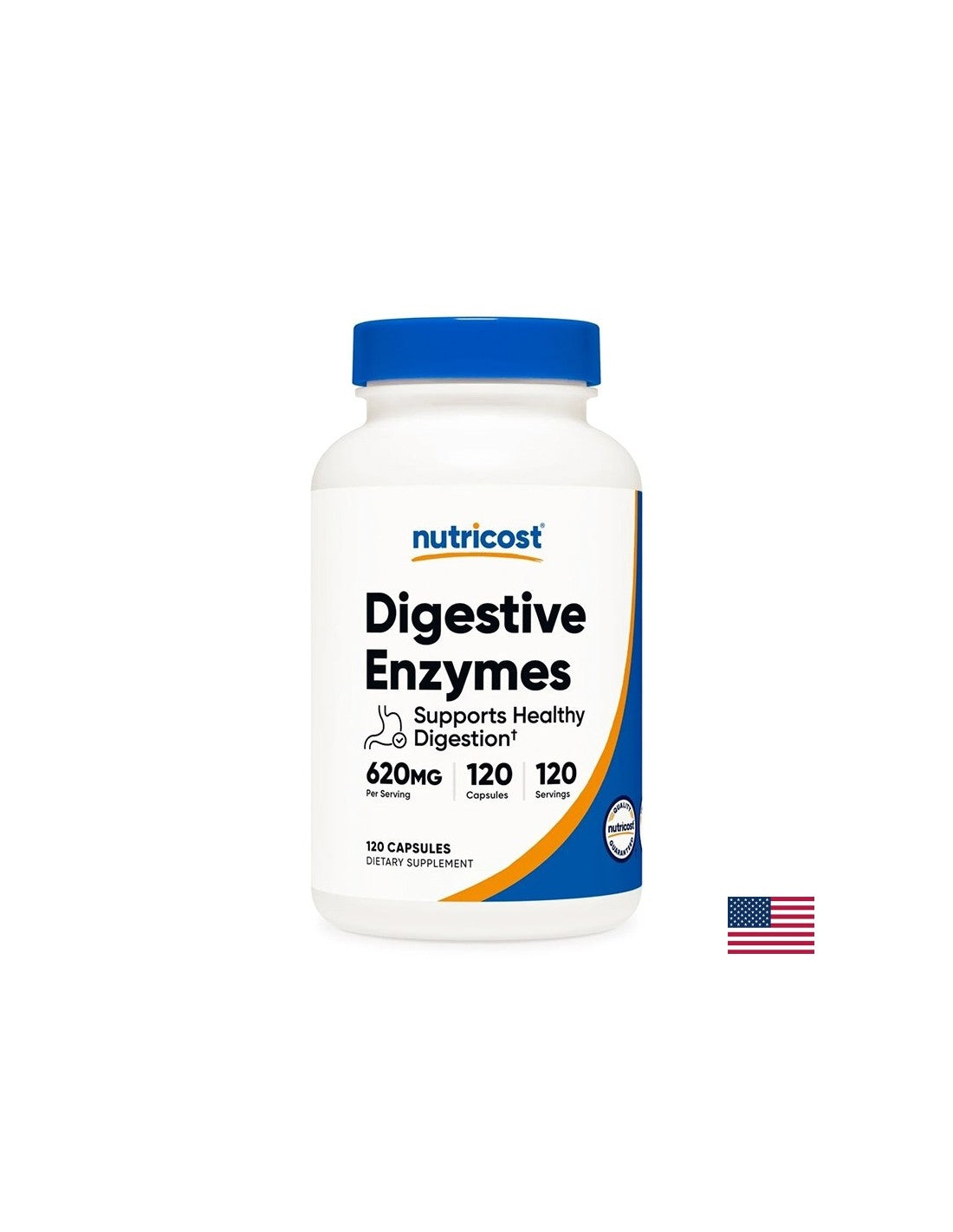 Complexe enzymatique digestif, 120 capsules