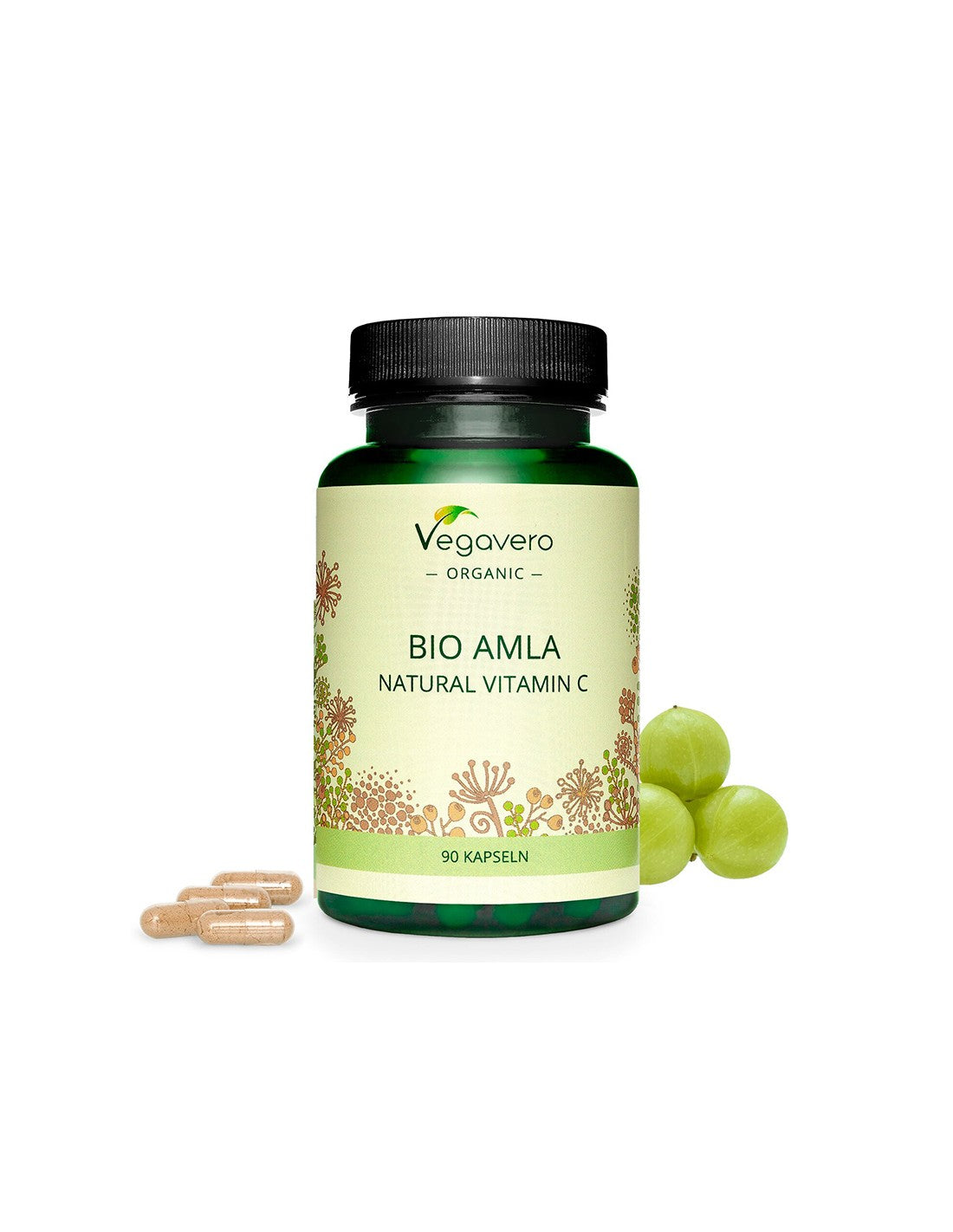 Vitamine C naturelle - Amla Bio, 120 capsules <tc>Vegavero</tc>