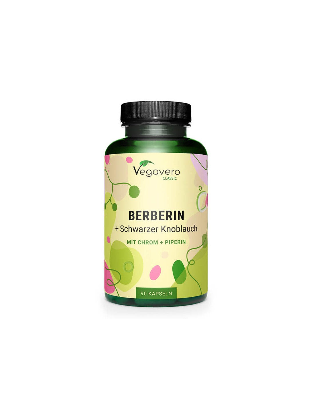 Diabète et système cardiovasculaire - Berbérine + Ail noir, 120 gélules <tc>Vegavero</tc>