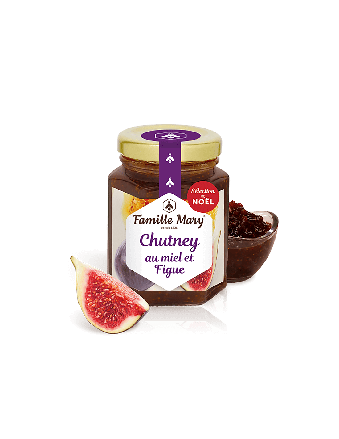 Chutney figue avec miel, 120 g
