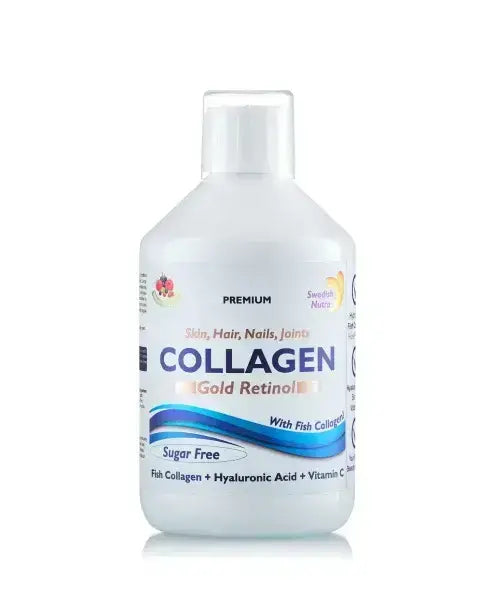 Collagène de poisson 12 500 mg Rétinol doré 500 ml <tc>Swedish Nutra</tc>