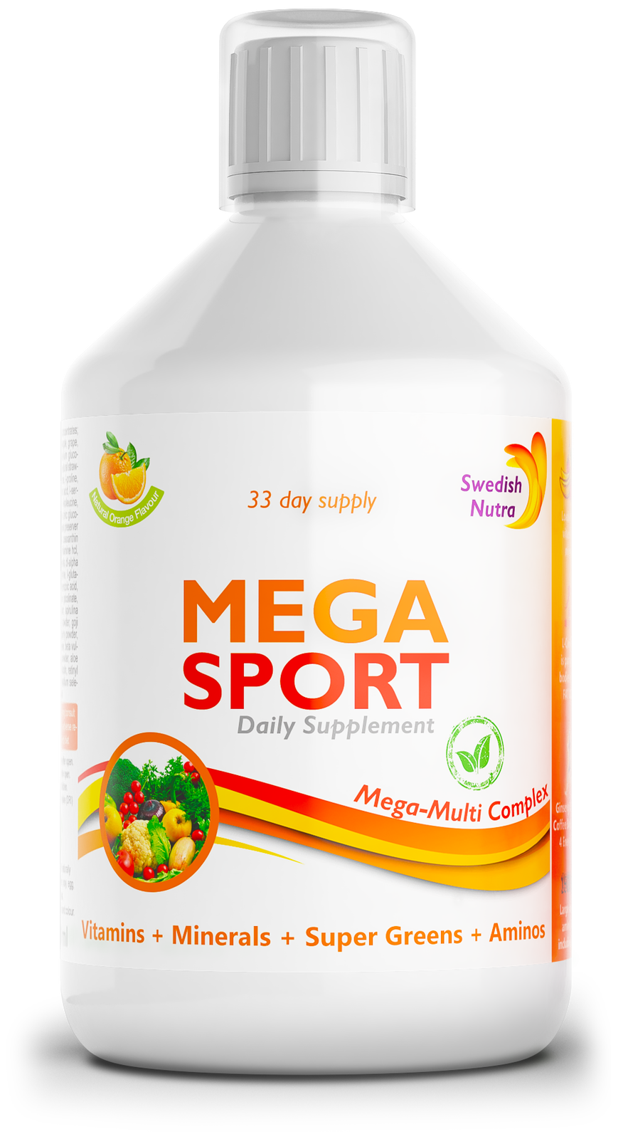 Mega Sport - Vitamines + minéraux + collagène 1497 mg/500 ml /