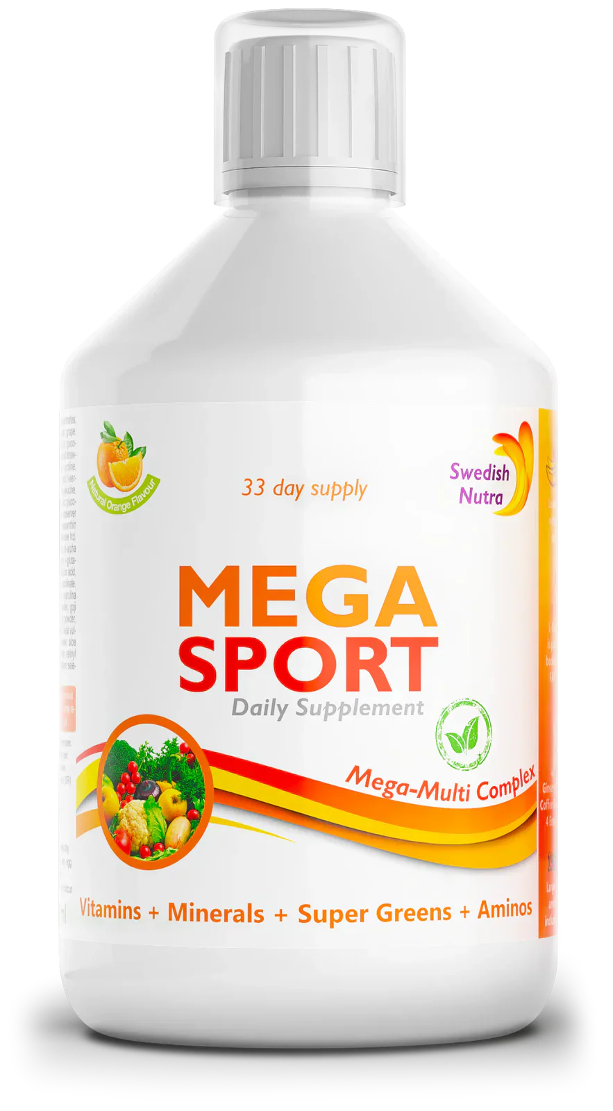 Mega Sport - Vitamines + minéraux + collagène 1497 mg/500 ml /